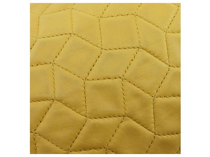 Borsa a tracolla in pelle Bally Giallo - vista 14
