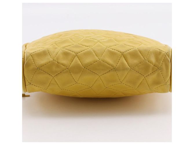 Borsa a tracolla in pelle Bally Giallo - vista 15