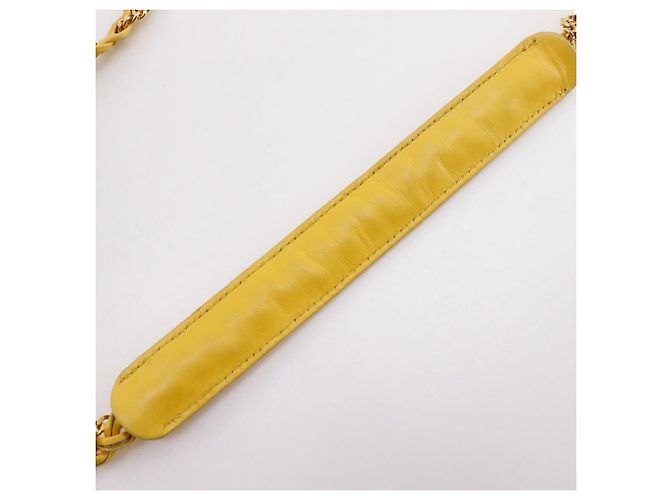 Borsa a tracolla in pelle Bally Giallo - vista 16