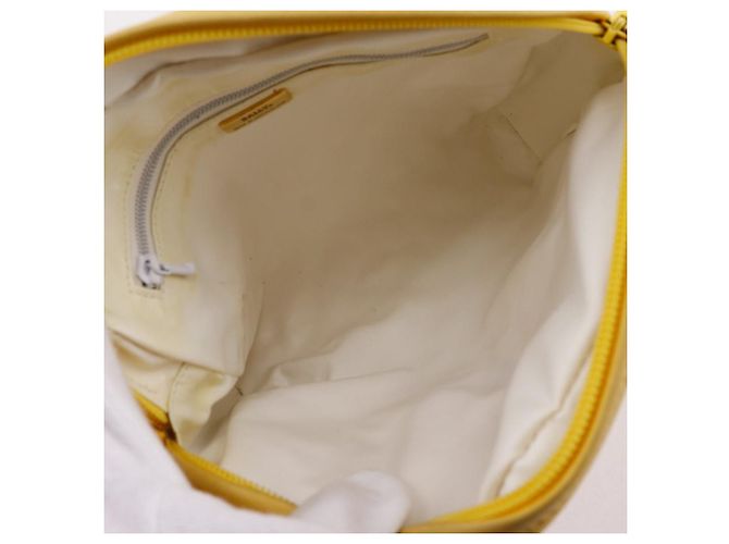 Borsa a tracolla in pelle Bally Giallo - vista 5