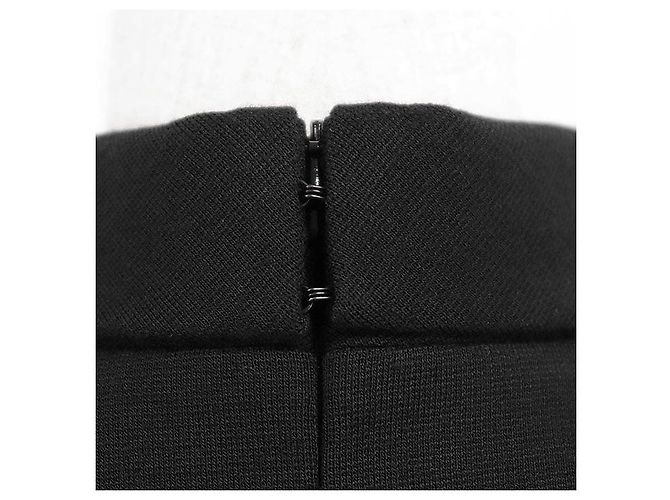 Céline Top sin mangas de cuello alto de lana Celine Triomphe Negro - vista 15