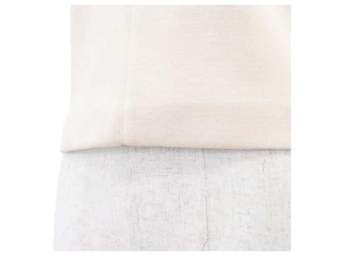Céline Top sin mangas de cuello alto de lana CELINE Crudo - vista 5