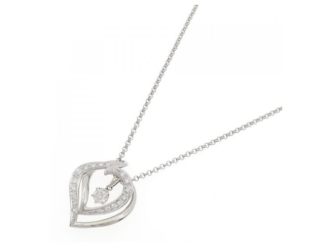 Autre Marque Collana 2way in Diamante PT900 PT850 Argento - vista 2