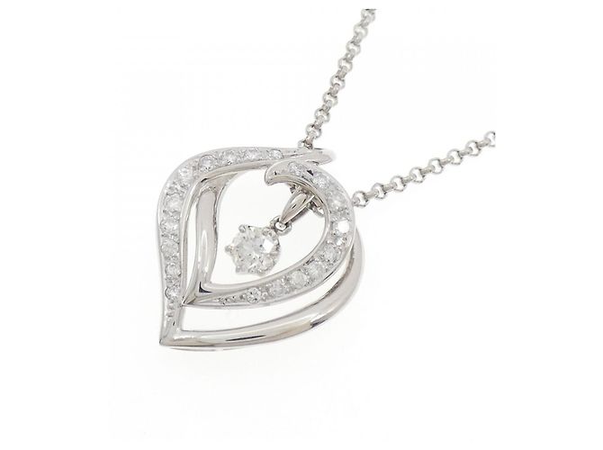 Autre Marque Collana 2way in Diamante PT900 PT850 Argento - vista 3