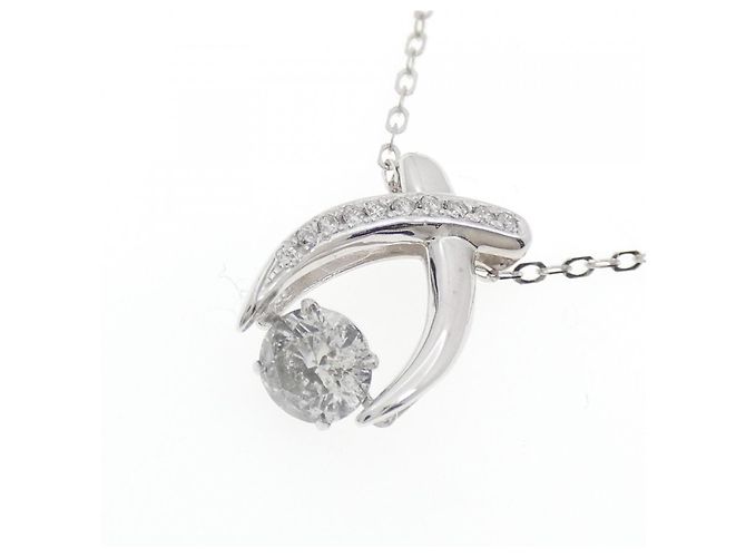 Autre Marque Collana con Diamanti Au750 Argento - vista 3