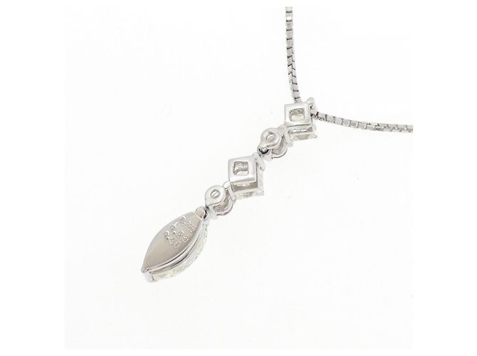 Autre Marque Collana di Diamanti PT900 PT850 Argento - vista 4