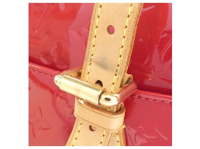 Borsa Louis Vuitton Summit Drive Vernis Rosso - vista 4