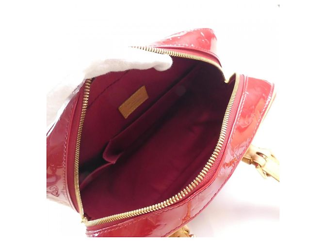 Borsa Louis Vuitton Summit Drive Vernis Rosso - vista 5