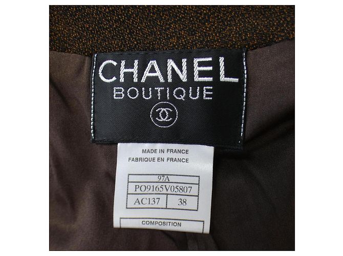 Timeless Completo Vintage Chanel Marrone - vista 4