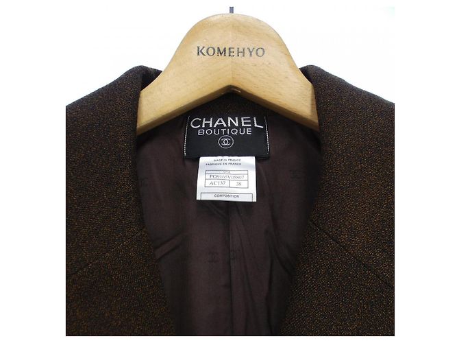 Timeless Completo Vintage Chanel Marrone - vista 5