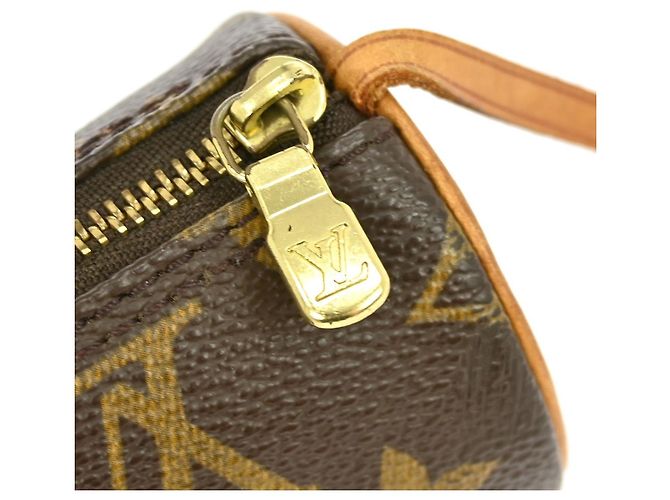 Louis Vuitton Papillon Pochette Monogram Canvas Mini Marrone - vista 6