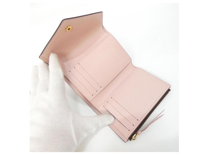 Cartera Louis Vuitton Damier Portefeuille Victorine Rosa Damier ebene - vista 3