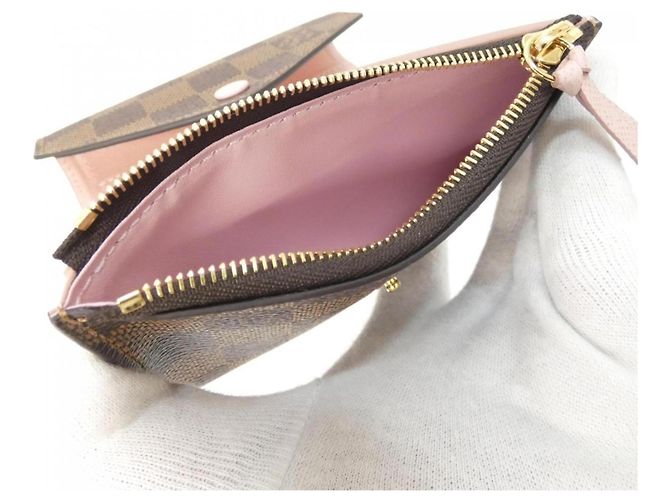 Cartera Louis Vuitton Damier Portefeuille Victorine Rosa Damier ebene - vista 4
