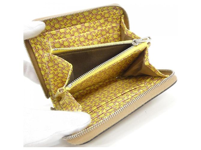 Hermès Monedero Silk'in Hermes Amarillo - vista 7