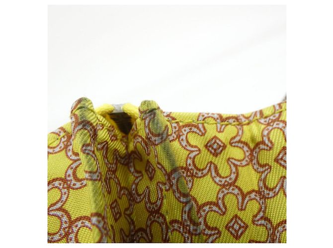 Hermès Monedero Silk'in Hermes Amarillo - vista 8