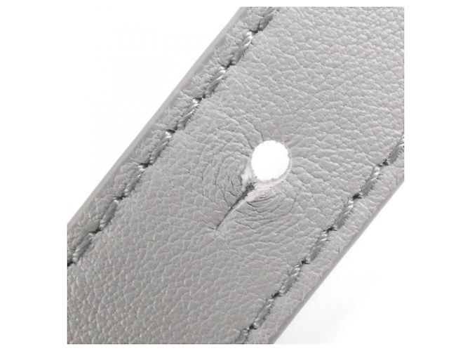 Loewe Puzzle Small Handtasche aus grauem Leder Braun - Ansicht 6
