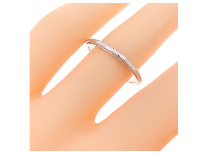 Tiffany & Co. Milgrain Ring aus Platin 950 - Ansicht 4