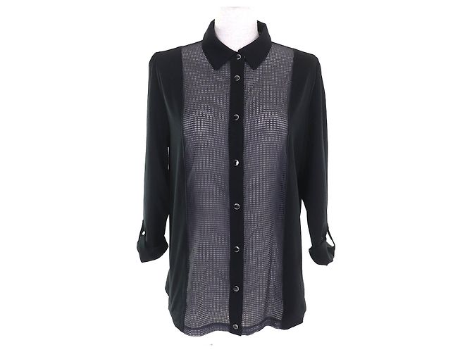 Autre Marque Camicia a maniche lunghe LEONARD SPORT Nero - vista 2