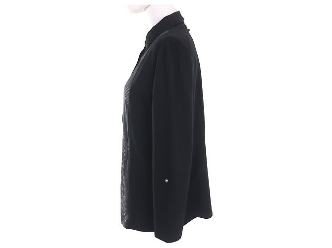 Autre Marque Camicia a maniche lunghe LEONARD SPORT Nero - vista 3
