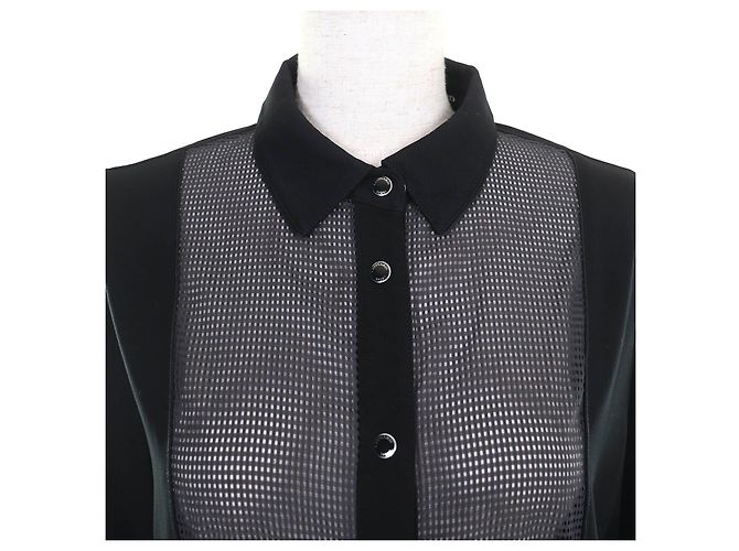 Autre Marque Camicia a maniche lunghe LEONARD SPORT Nero - vista 5