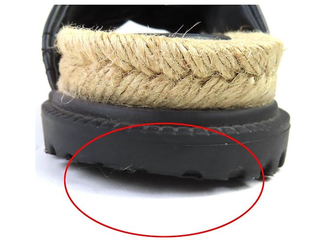 Sandali Christian Dior DTWIST in pelle di vitello trapuntata Cannage Nero - vista 13