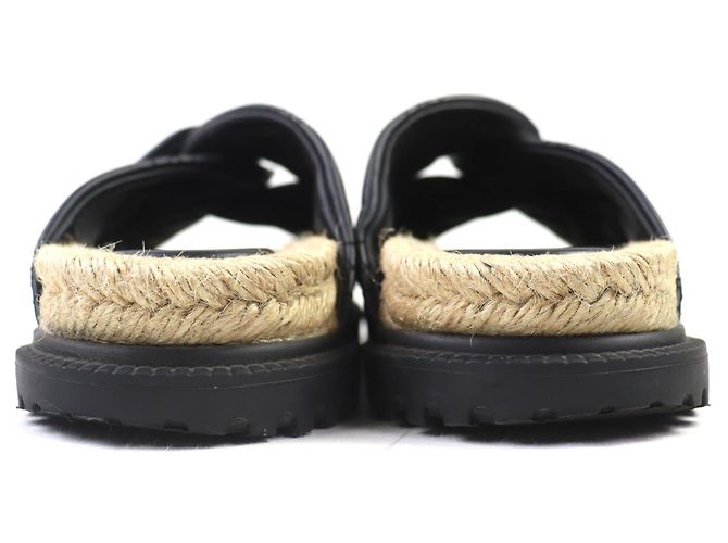 Sandali Christian Dior DTWIST in pelle di vitello trapuntata Cannage Nero - vista 6