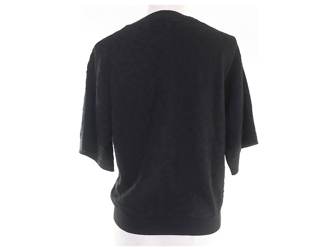 Hermès Hermes Naoussa Chaine Seda de Punto Negro - vista 3