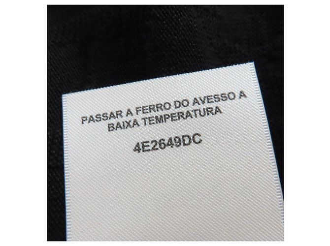 Hermès Hermes Naoussa Chaine Seda de Punto Negro - vista 7