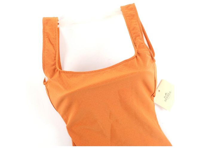 Hermès Hermes Nylon-Bademode mit H-Motiv Orange - Ansicht 3