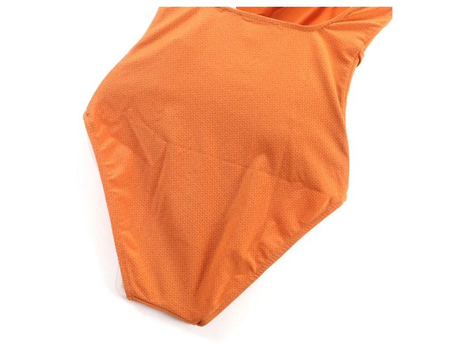 Hermès Hermes Nylon-Bademode mit H-Motiv Orange - Ansicht 5