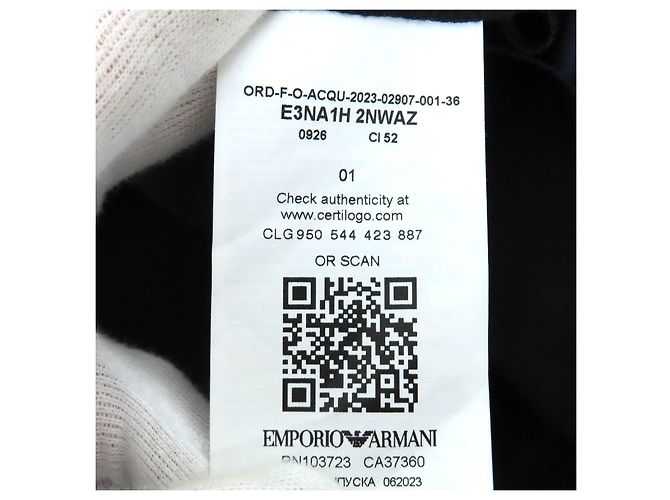 Emporio Armani Kleid Blau Marineblau - Ansicht 6