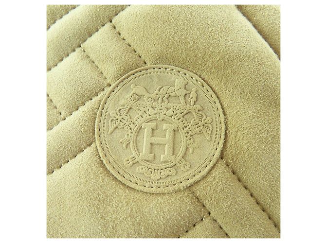 Hermès Botas Exlibris Quilted Fjord de ante Hermes Beige - vista 9