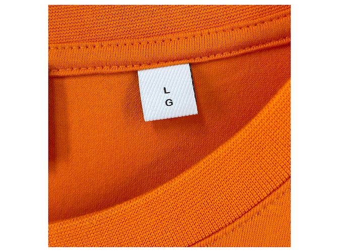 Camiseta de algodón con estampado Burberry Horseferry Naranja - vista 6