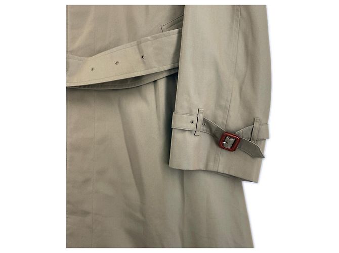 Gabardina Burberry Trench Coat de algodón Beige Caqui - vista 4