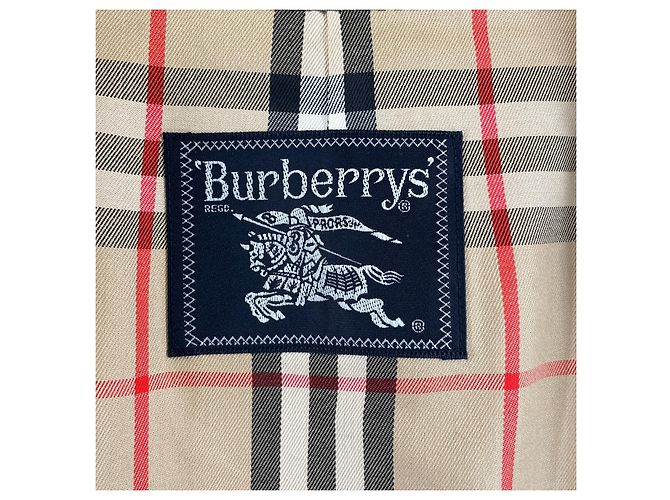 Gabardina Burberry Trench Coat de algodón Beige Caqui - vista 5