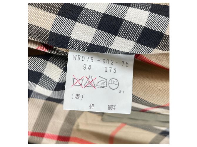 Gabardina Burberry Trench Coat de algodón Beige Caqui - vista 6