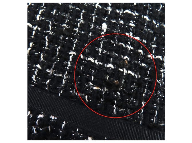 Autre Marque RED VALENTINO Tweed-Kleid mit Schleife Schwarz - Ansicht 11