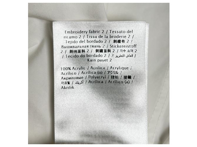 Camicia a maniche lunghe in cotone Valentino WB0AB3155A6 Bianco - vista 11