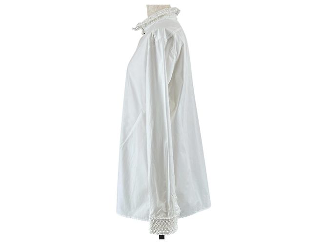 Camicia a maniche lunghe in cotone Valentino WB0AB3155A6 Bianco - vista 2