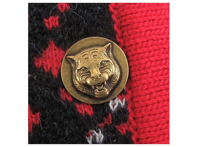 Cárdigan de jacquard GG Gucci Negro - vista 4