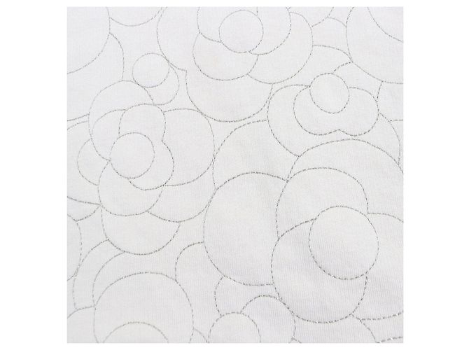 Sudadera de algodón Chanel Camellia Beige - vista 4