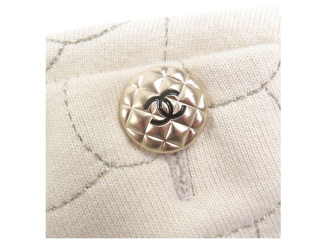 Sudadera de algodón Chanel Camellia Beige - vista 6