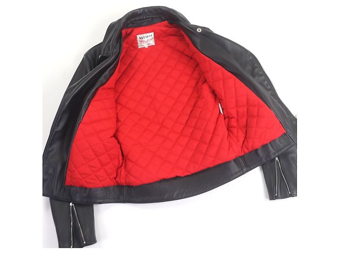 Autre Marque Chaqueta de cuero Lewis Leathers AVIAKIT Negro - vista 3