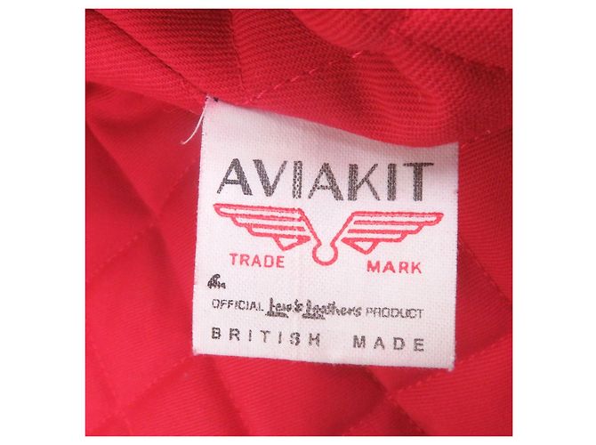 Autre Marque Chaqueta de cuero Lewis Leathers AVIAKIT Negro - vista 8