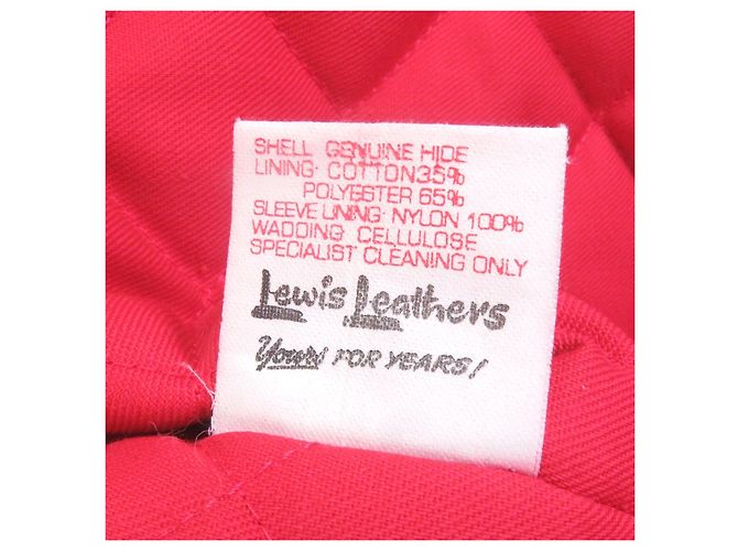 Autre Marque Chaqueta de cuero Lewis Leathers AVIAKIT Negro - vista 9