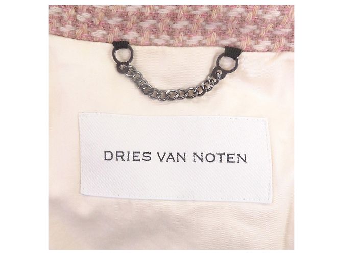 Autre Marque Abrigo Dries Van Noten LOVAT RANKLE TRIS 7212 MW Rosa - vista 6