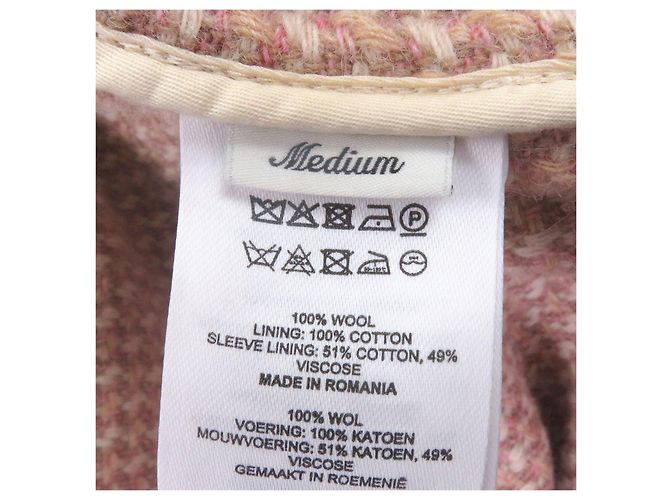 Autre Marque Abrigo Dries Van Noten LOVAT RANKLE TRIS 7212 MW Rosa - vista 8