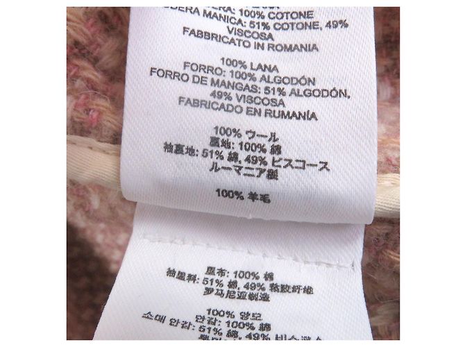 Autre Marque Abrigo Dries Van Noten LOVAT RANKLE TRIS 7212 MW Rosa - vista 9