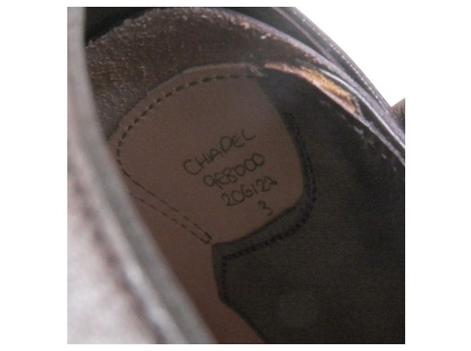 Autre Marque Scarpe stringate in pelle John Lobb Chapel Bronzo Marrone scuro - vista 8