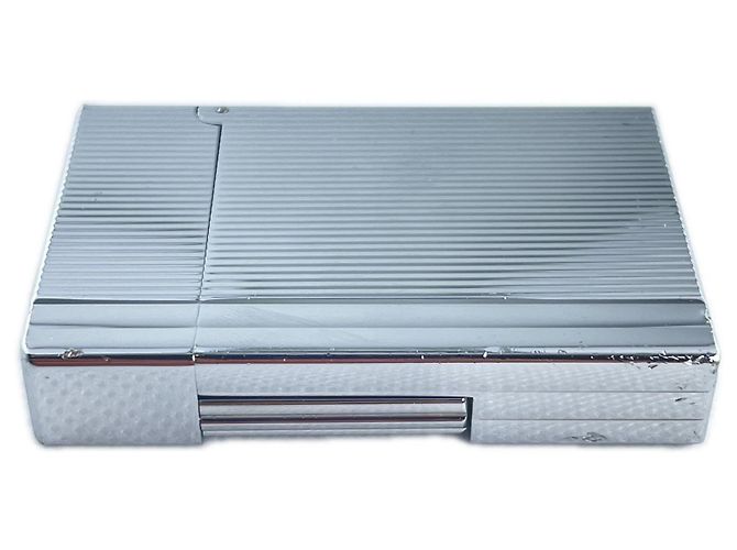 Autre Marque Dupont Gatsby Stripe Pattern Silver Lighter Silvery - view 4